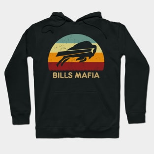 Retro Sunset - Buffalo Bills Mafia Hoodie